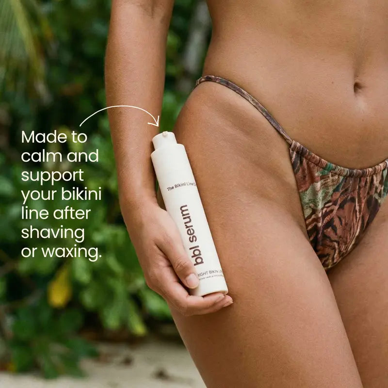 BBL Serum - Advanced 3-in-1 Solution for Bikini Line Care: Targets Ingrown Hairs, Dark Spots, Razor Bumps, and Skin Irritation with Salicylic Acid, Kojic Acid, Niacinamide, and Aloe Vera for Smoother, Brighter, and Calmer Skin Post-Shaving or Waxing
