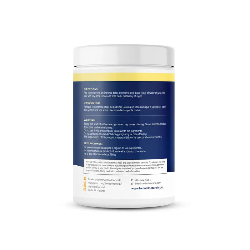 Bella All Natural Colon Cleanse - 400 Grams