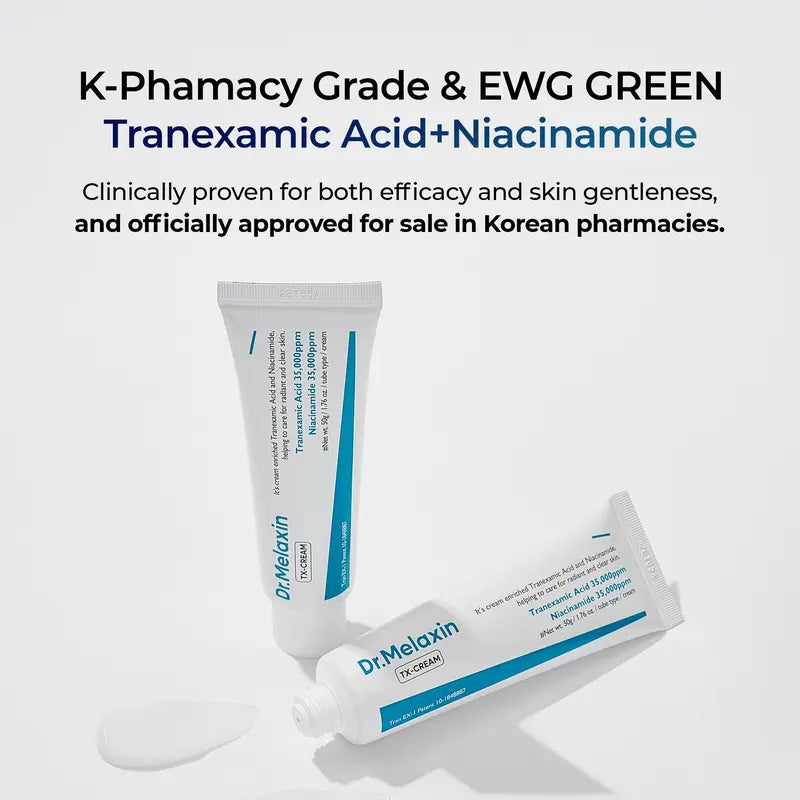 Dr. Melaxin TXA Cream 50ml - Tranexamic Acid & Niacinamide for Dark Spot and Hyperpigmentation Treatment
