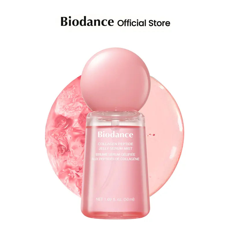 Biodance Collagen PDRN Jelly Serum Mist - Advanced Jelly-to-Mist Skincare Spray for Instant Glass Skin Glow, 24-Hour Hydration, Pore Minimization, and Enhanced Skin Barrier Recovery